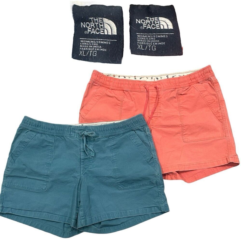 The North Face Womens Rideside XL Pull On Canvas Shorts Lifestyle Outdoor Casual
